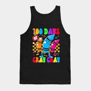 100 Days Cray Cray Of School Teacher Boys Girls Tank Top